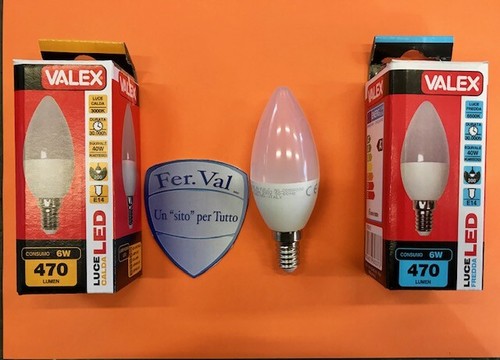 Lampadina led valex goccia - valex, e14