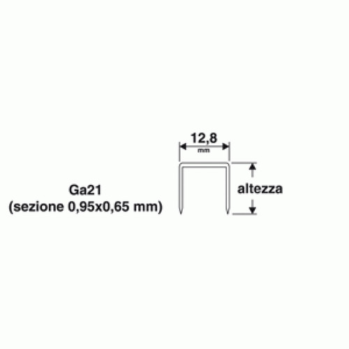 Punti 8x14 14 1000pz - 12.8x14,